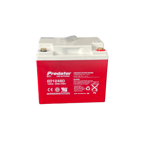 Predator ED12480 Deep Cycle AGM Battery