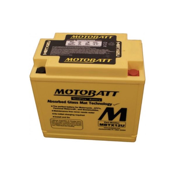 Motobatt MBTX12U | Motorcycle Battery | DCPower Batteries