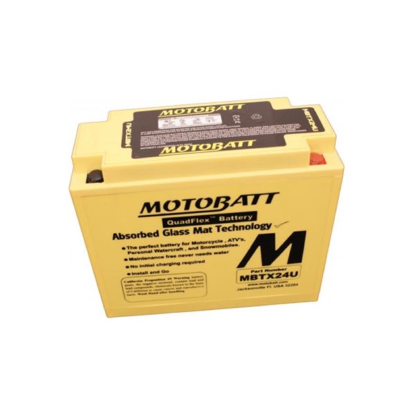 Motobatt MBTX24U | Motorcycle Battery | DCPower Batteries