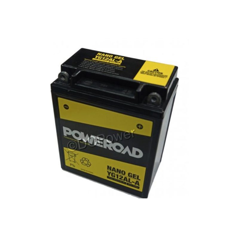 Poweroad Nano Gel Motorcycle Battery Yg12al A Dcpower Batteries Nz 9549