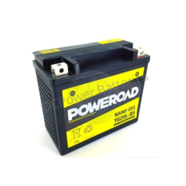 Poweroad YG20L-BS | Motorcycle Battery