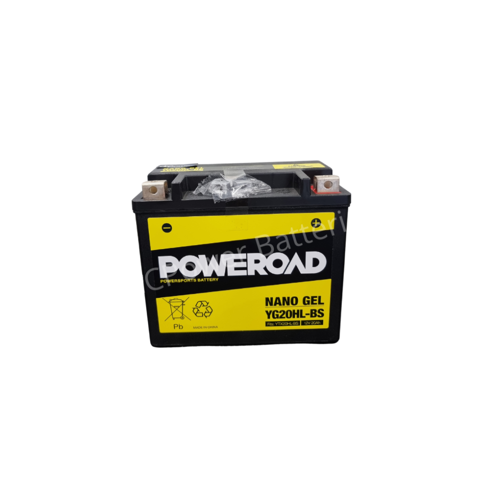 Poweroad YG20HL-BS, Motorcycle Battery